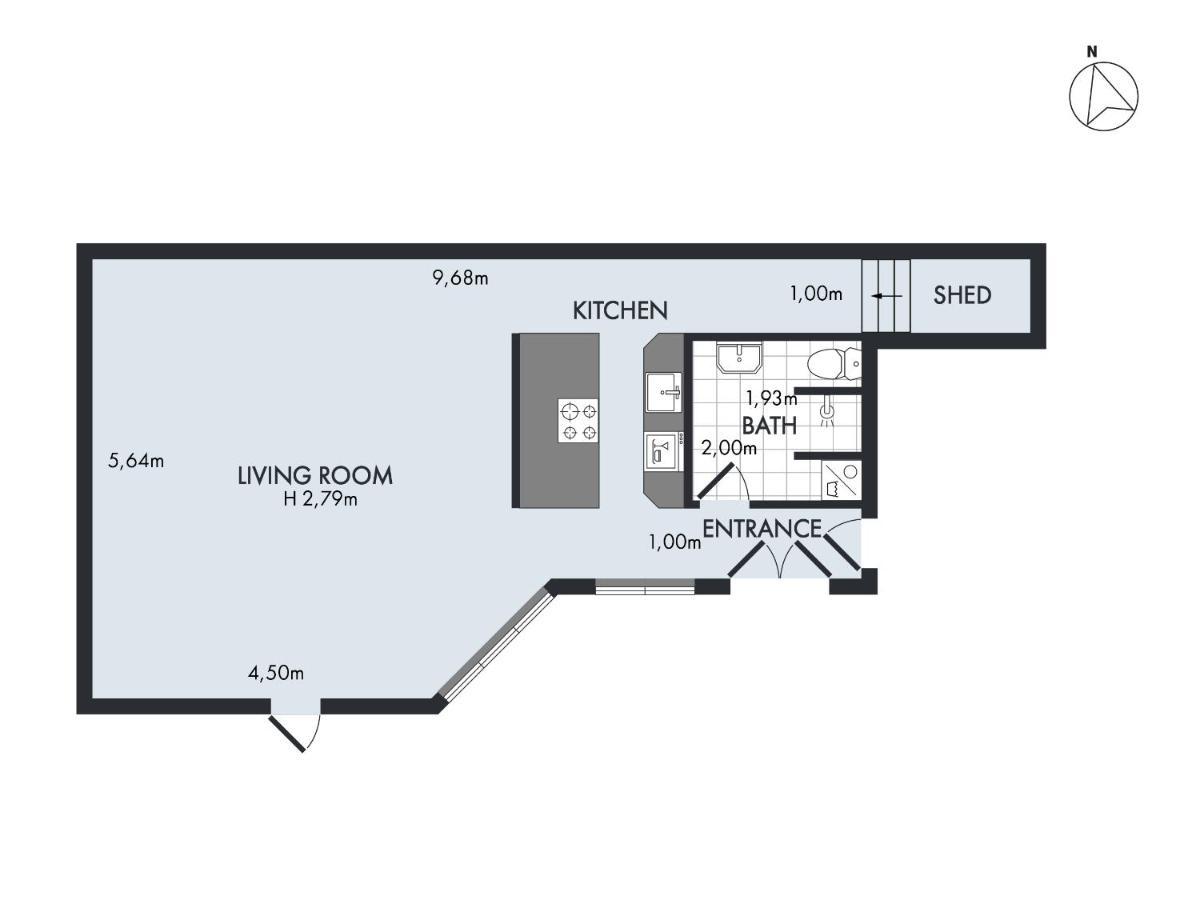 Sanders City - Spacious Studio Apartment Copenhague Exterior foto